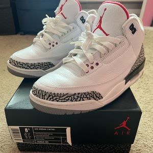 CLASSIC 2011 WHITE CEMENT 3’S JORDAN! Too big for me, need gone asap!